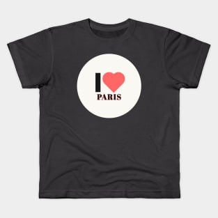 I love PARIS Kids T-Shirt